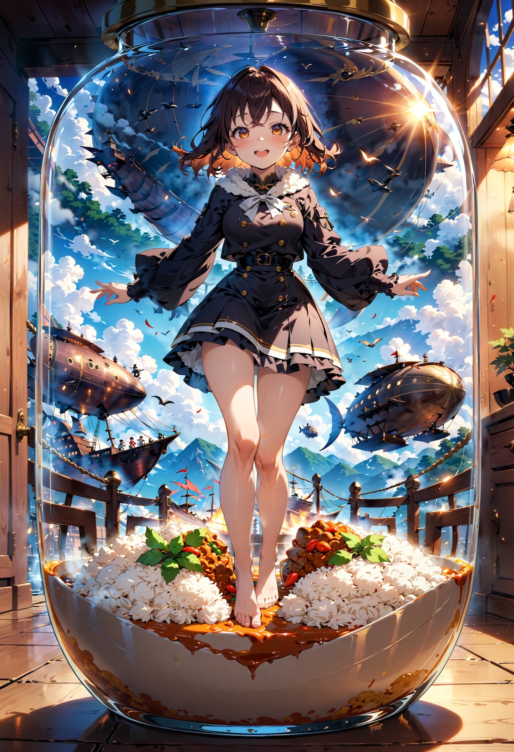 今日は何の日？　飛行船の日。カレーライスの日・カレーの日