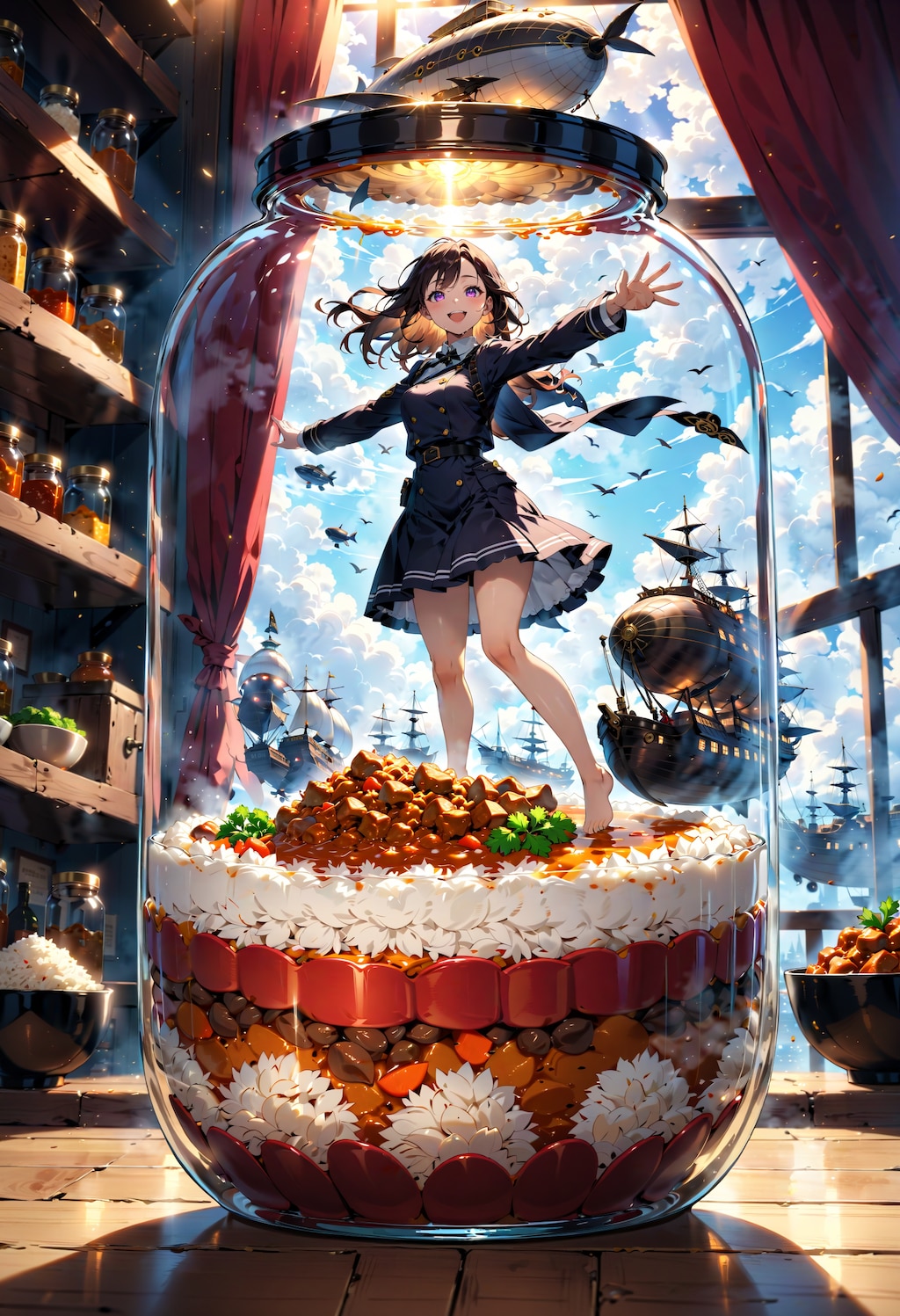 今日は何の日？　飛行船の日。カレーライスの日・カレーの日