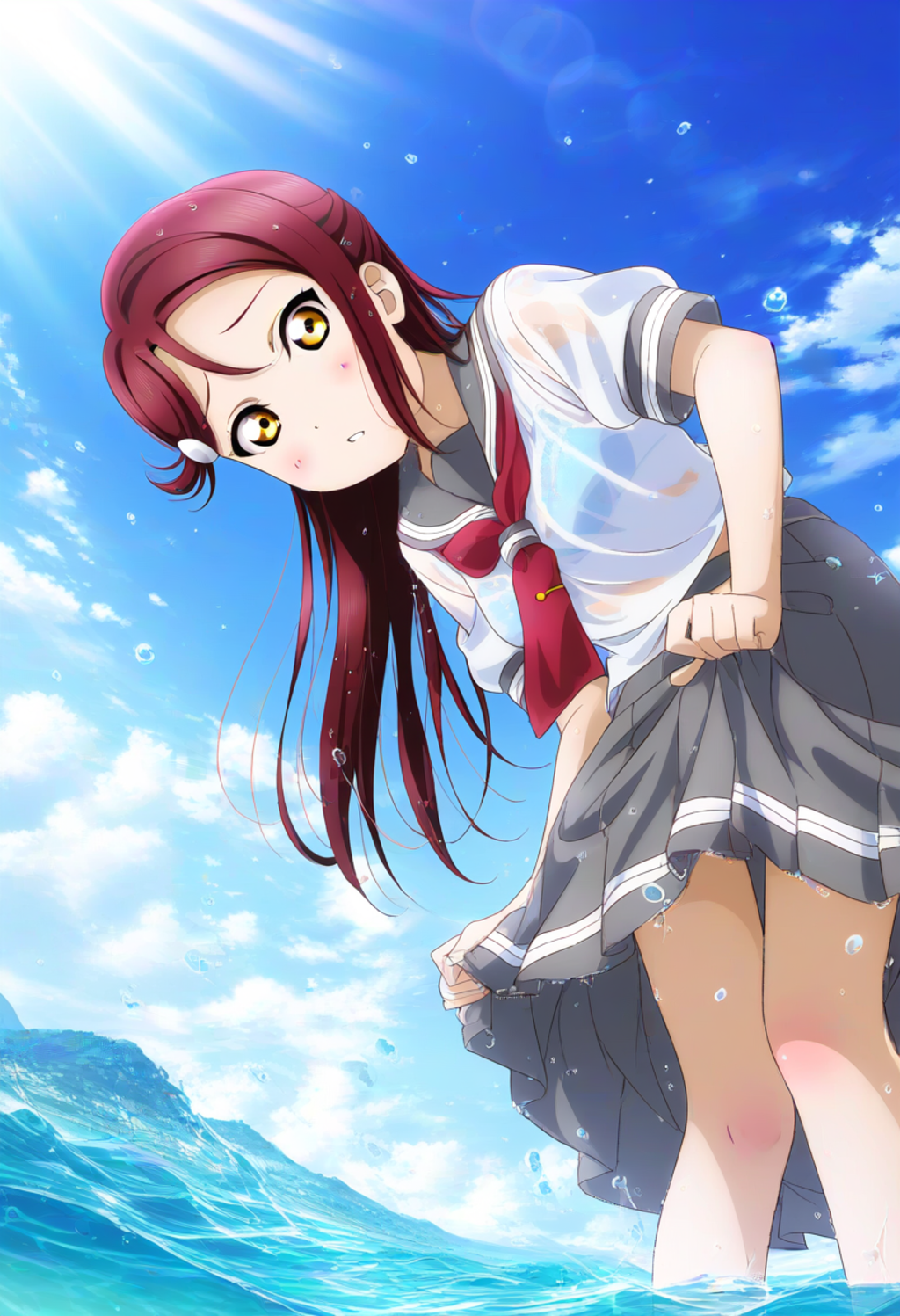 濡れちゃった