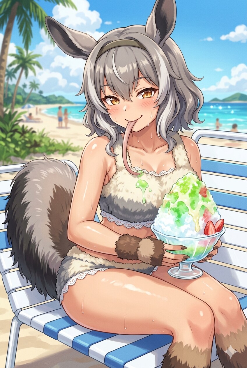 オオアリクイ擬人化(べろべろ用)