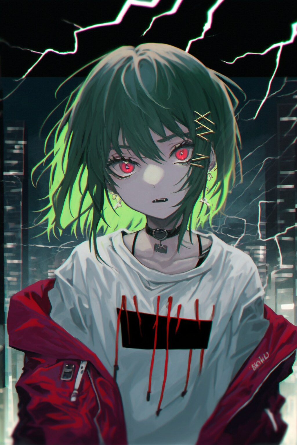 嵐の中で