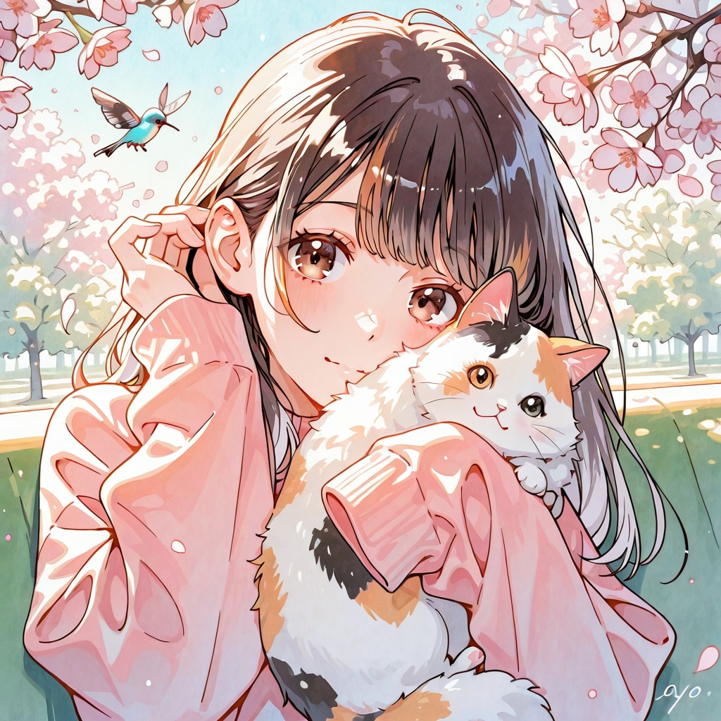 桜咲く公園（１）BONSAI | の人気AIイラスト・グラビア