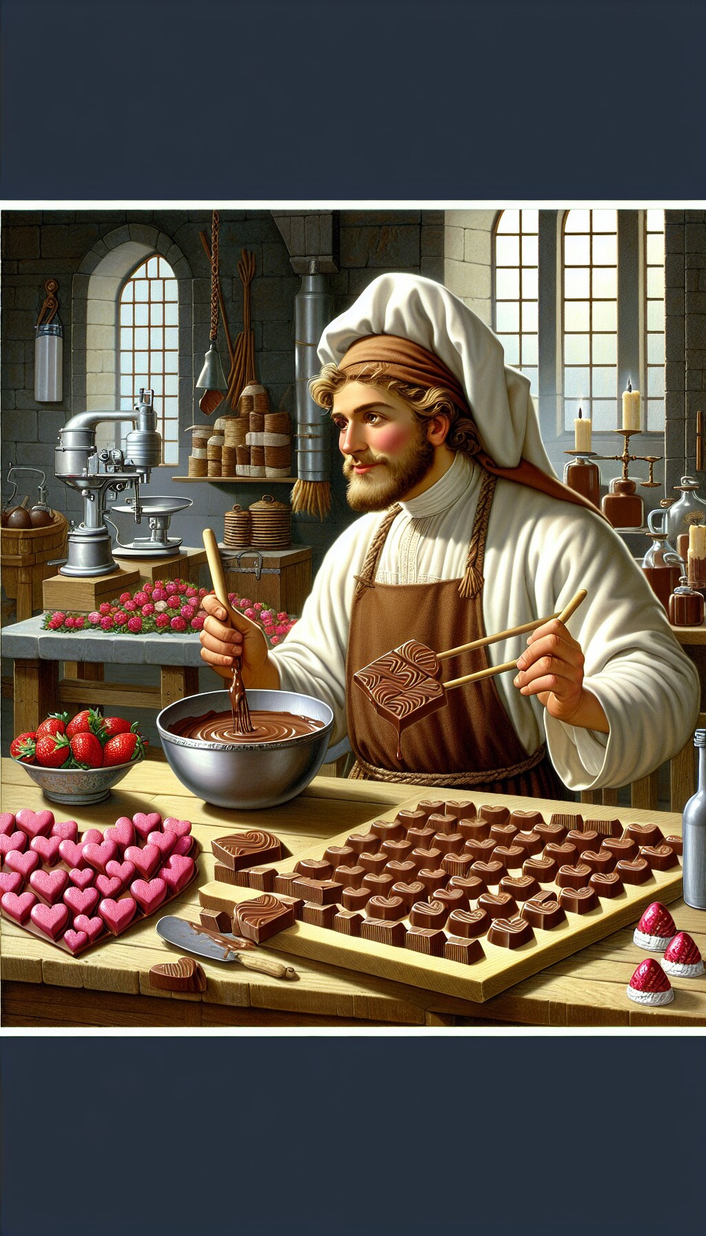 チョコを作ったウァレンティヌスさん