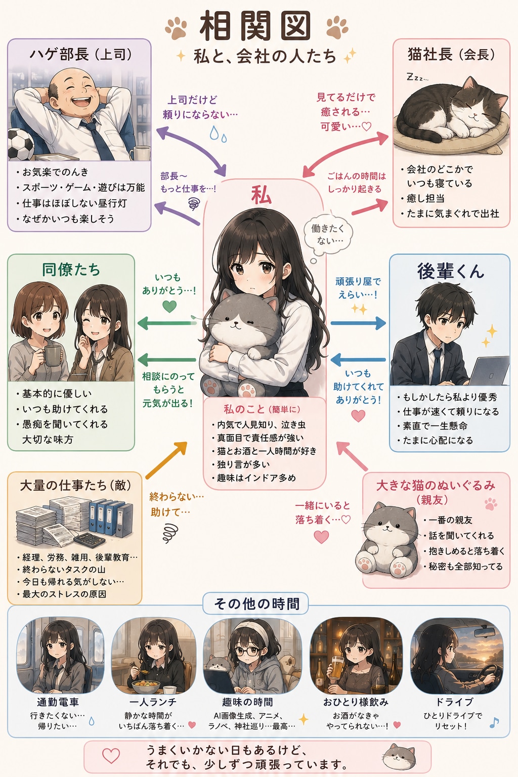 会社員ちゃんの周りの人たち