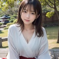 寺院 着物 牡丹の花 9枚目