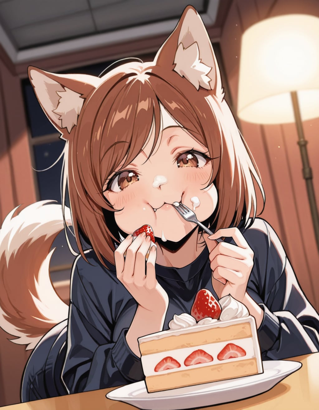 今日のわん娘 #16 「もぐもぐわん娘」