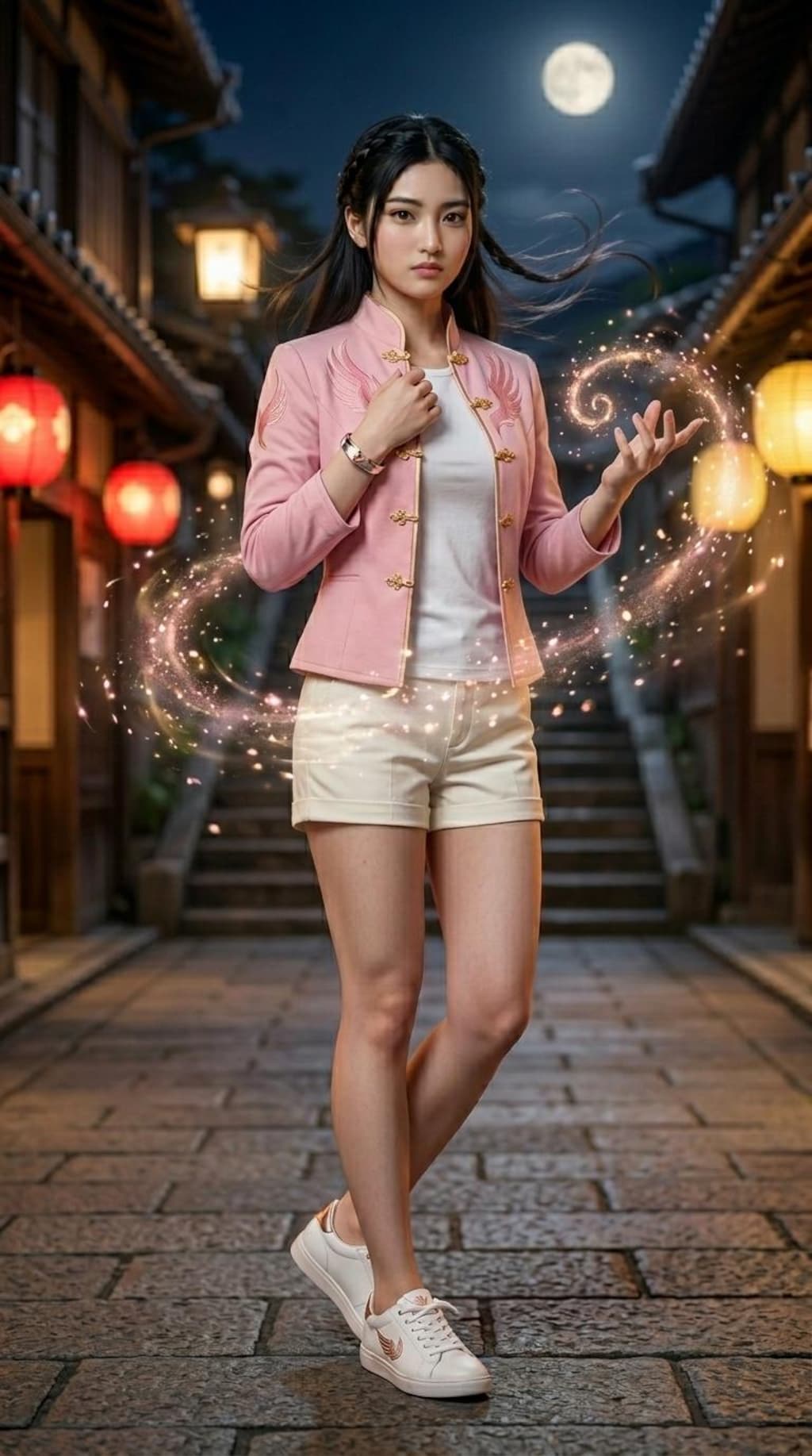 戦隊ヒロイン変身シーン