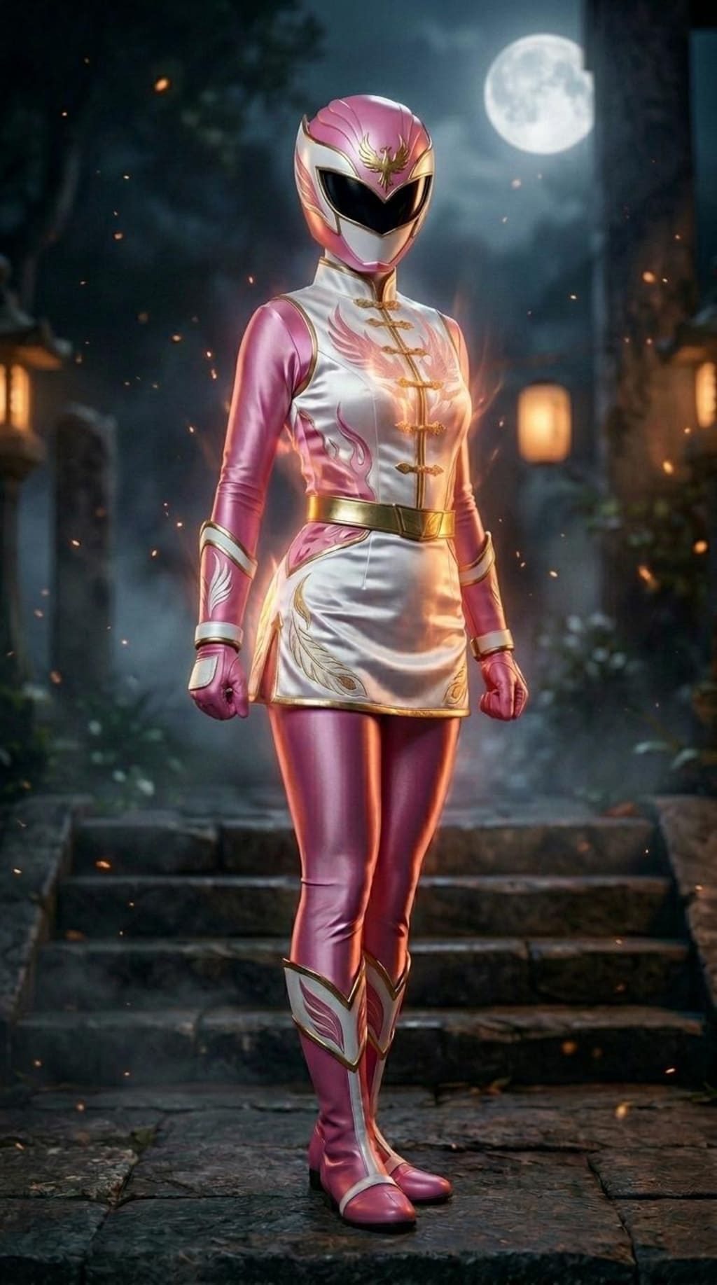 戦隊ヒロイン変身シーン