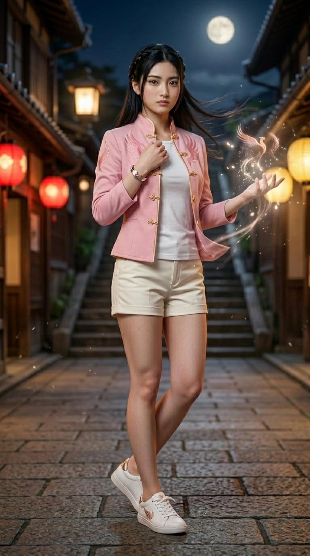 戦隊ヒロイン変身シーン