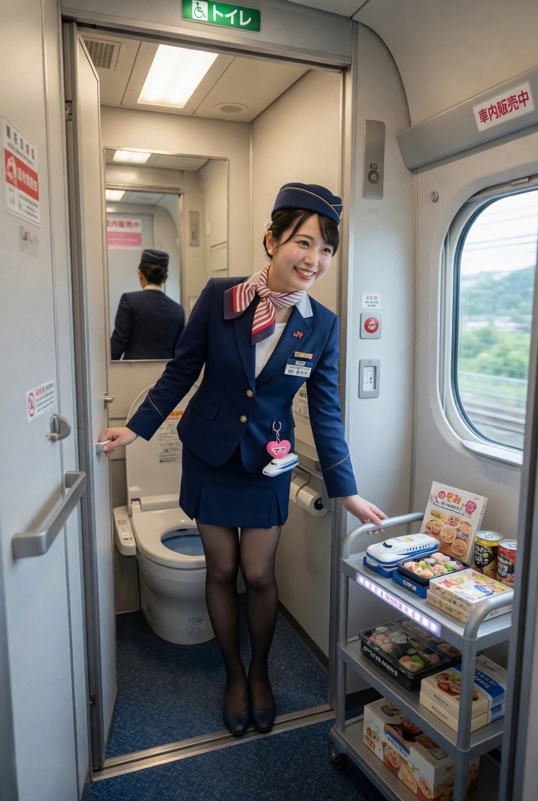 新幹線車内販売員