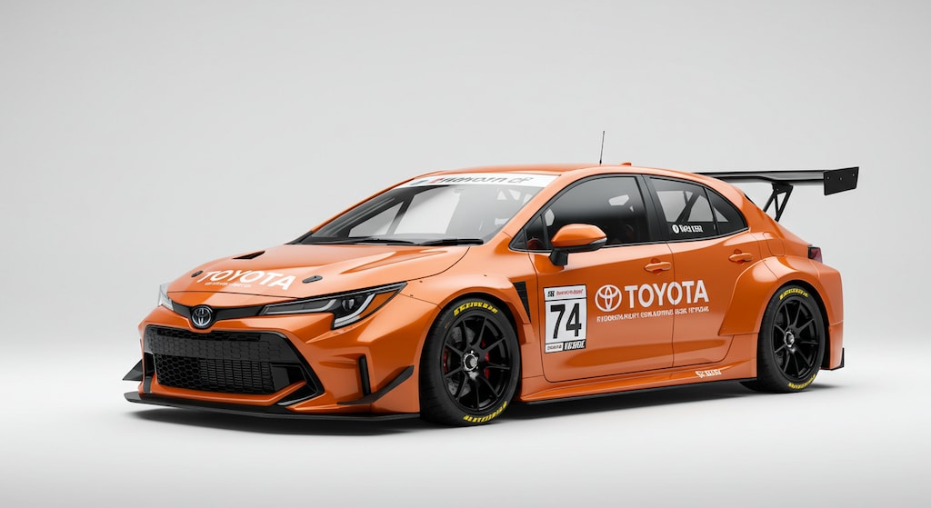 GRカローラレーシングカー