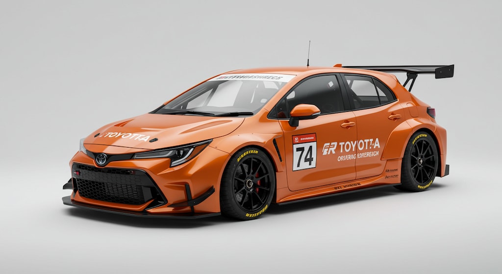 GRカローラレーシングカー