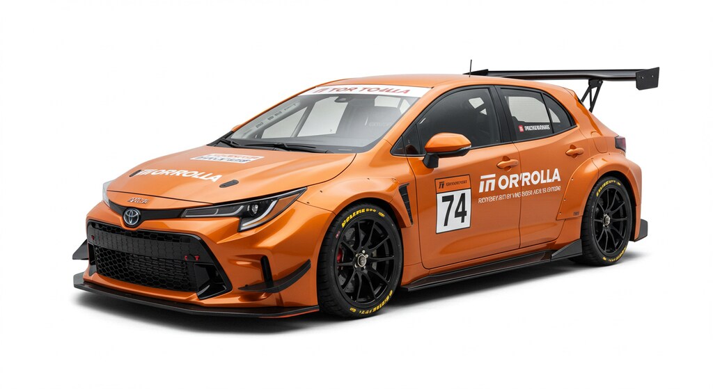 GRカローラレーシングカー