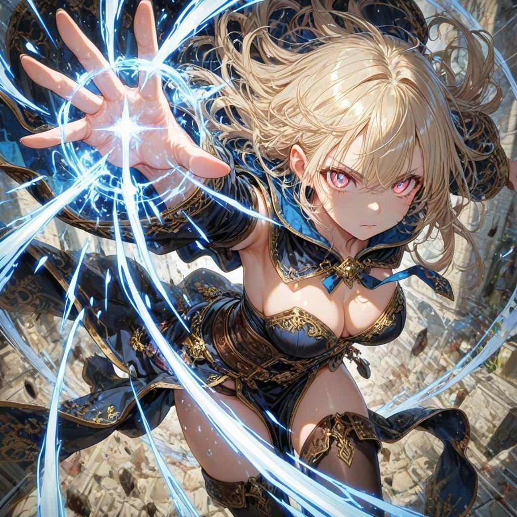 魔法使いのバトルシーン