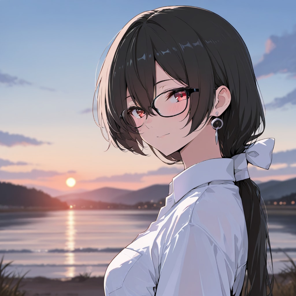 夕暮れ