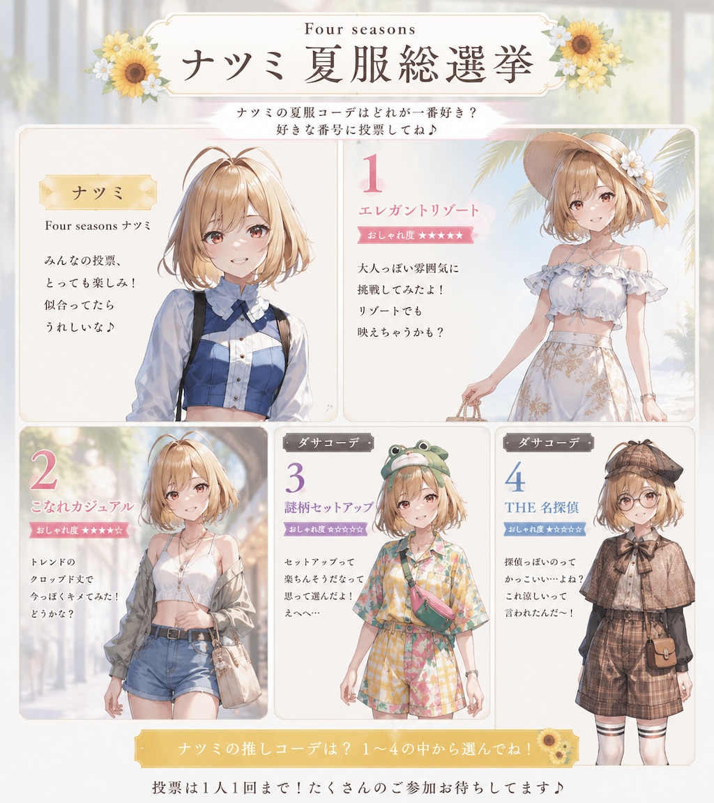 夏服総選挙〜ナツミ編
