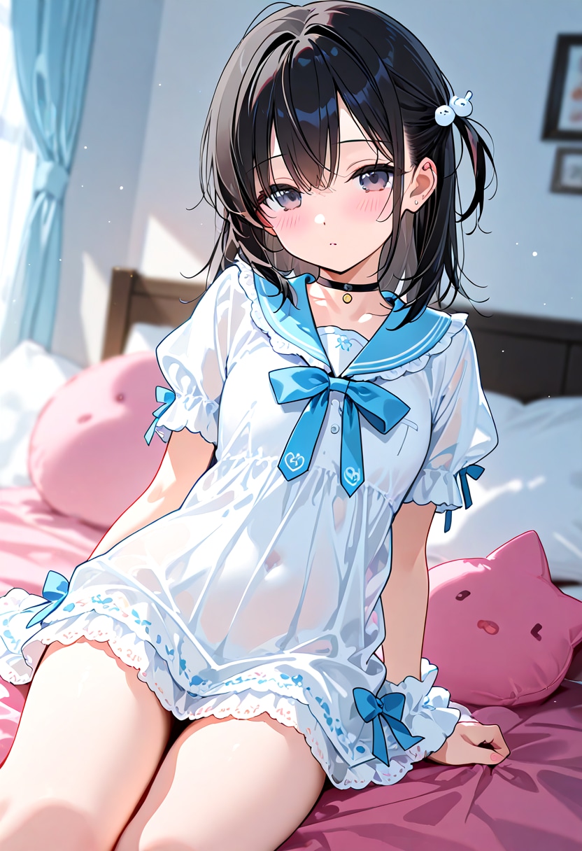 黒髪の美少女(35) | の人気AIイラスト・グラビア