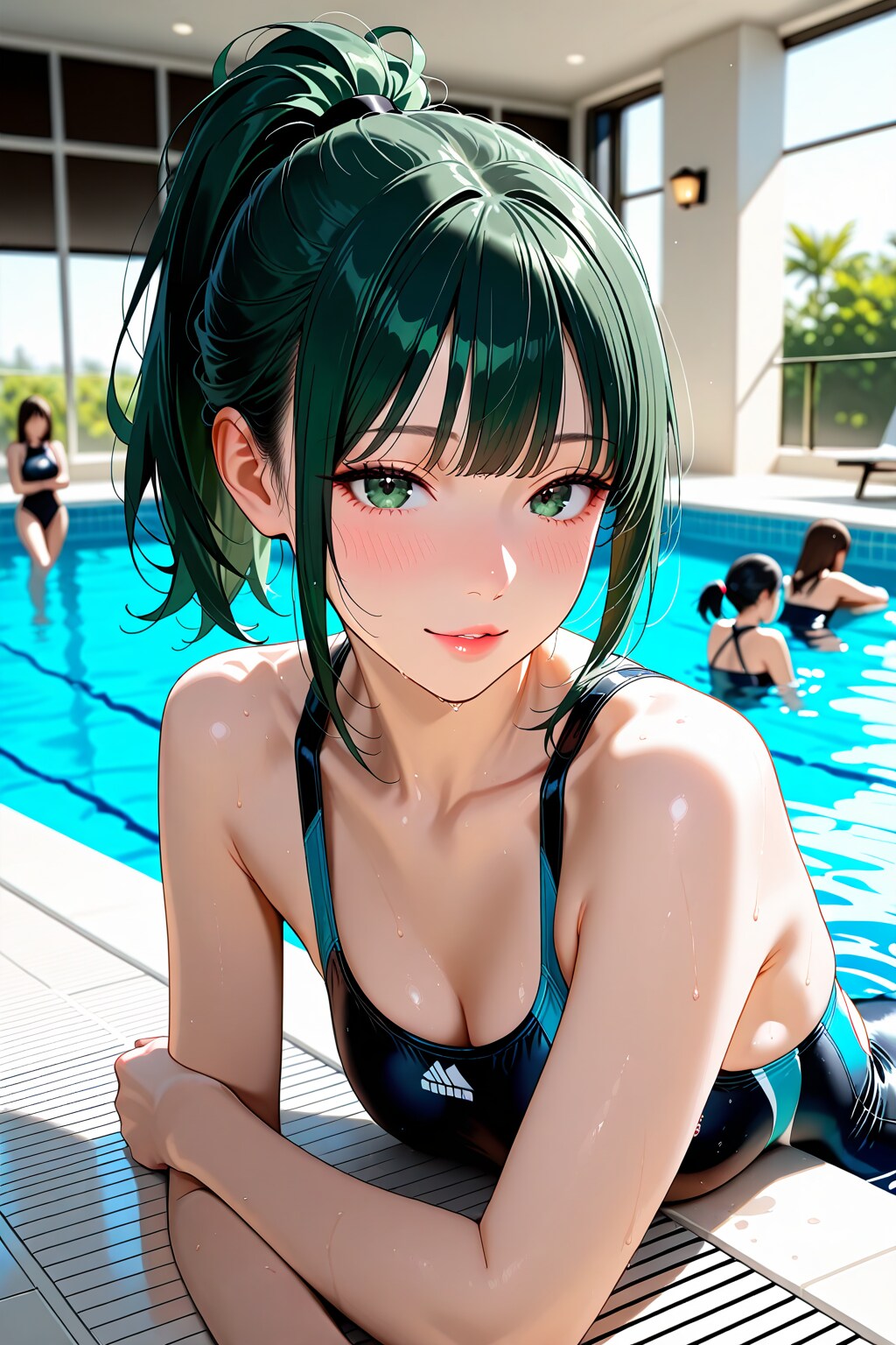 ジムで殿方を…