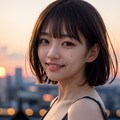 夕焼けフェイスショット No.1 3枚目