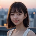 夕焼けフェイスショット No.1 8枚目