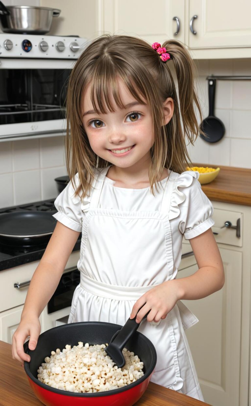 おやつにポップコーンはいかが？　How about popcorn as a snack?