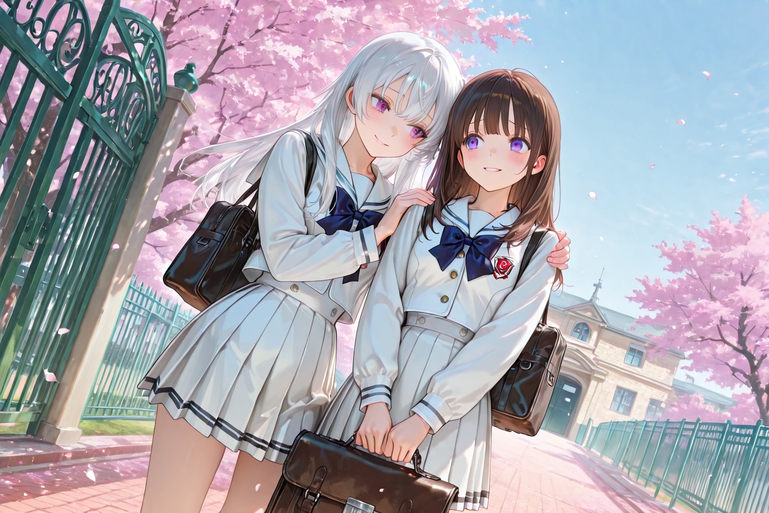 入学式の風景 | の人気AIイラスト・グラビア