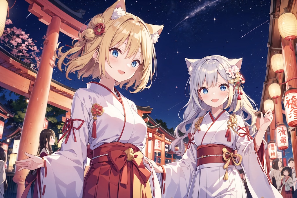 姉巫女様と縁日