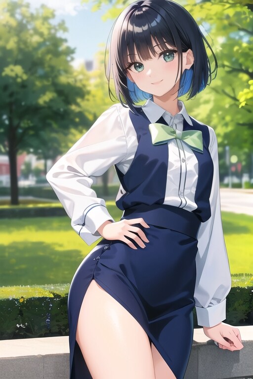 脚線美の彼女 | の人気AIイラスト・グラビア