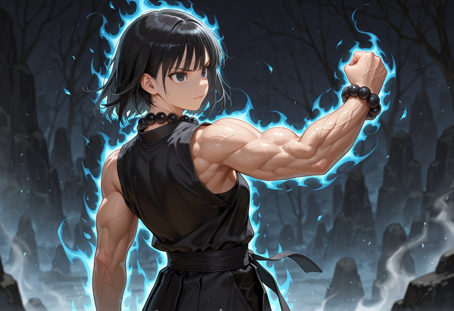 オーラを纏う武を極めし僧侶さん | の人気AIイラスト・グラビア