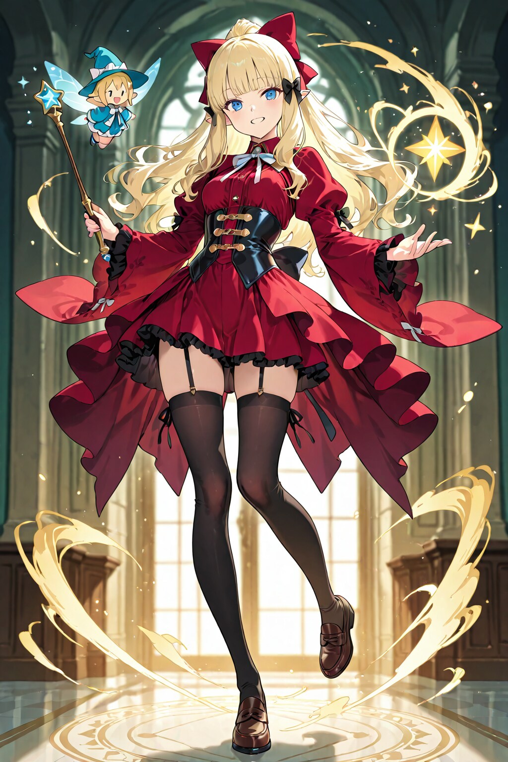 魔法少女の魔法使いの誰〜？ | の人気AIイラスト・グラビア