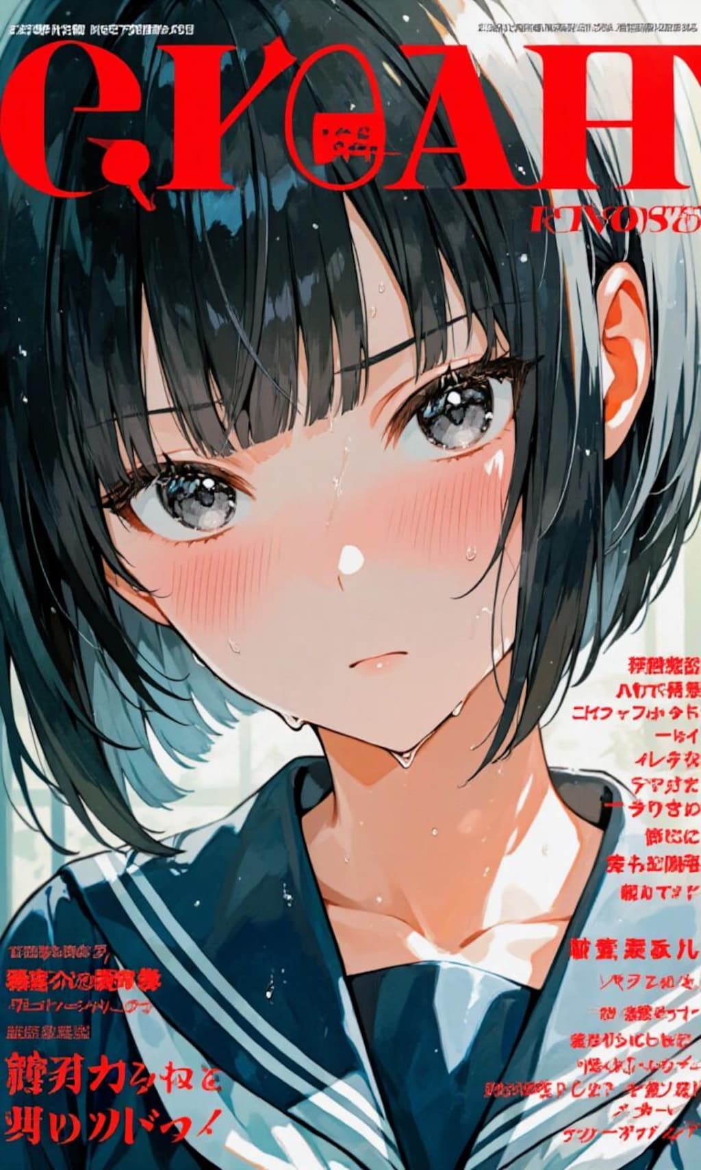 雑誌表紙モデル、千鶴お姉やん✨