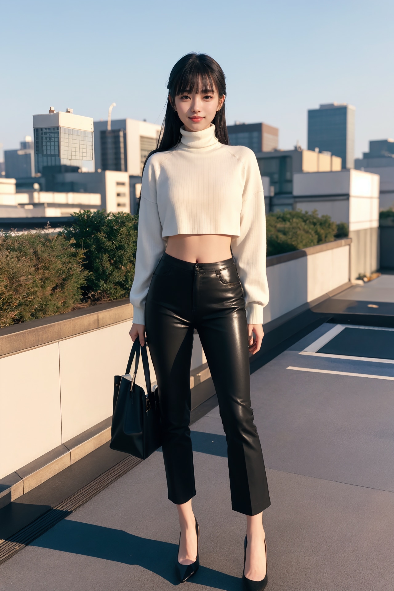 へそ出し 3/4 | の人気AIイラスト・グラビア