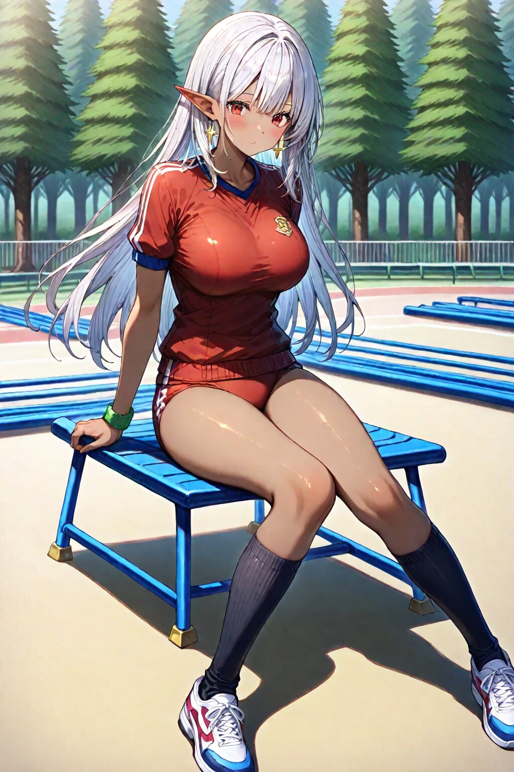 ダークエルフの体操服