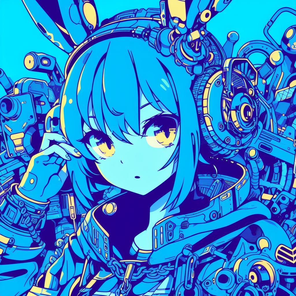 世界は蒼に染まる