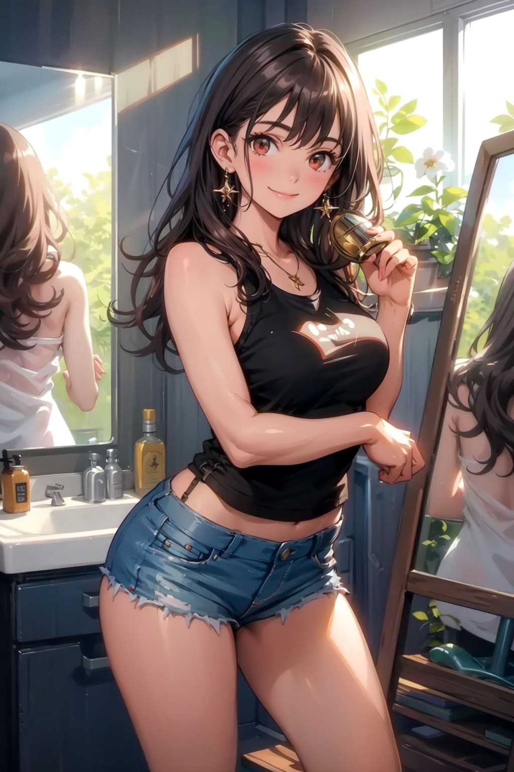 着替えたこの服、どう？