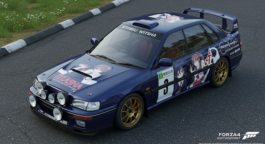 レガシィセダン痛車