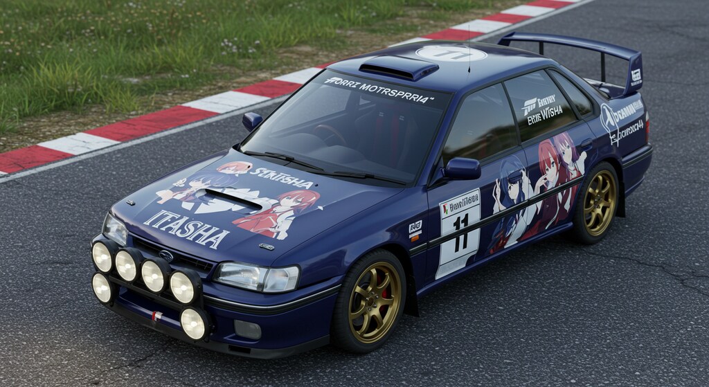 レガシィセダン痛車