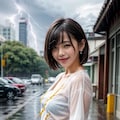 ゲリラ豪雨…②🔞 6枚目
