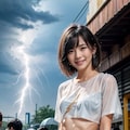 ゲリラ豪雨…②🔞 7枚目