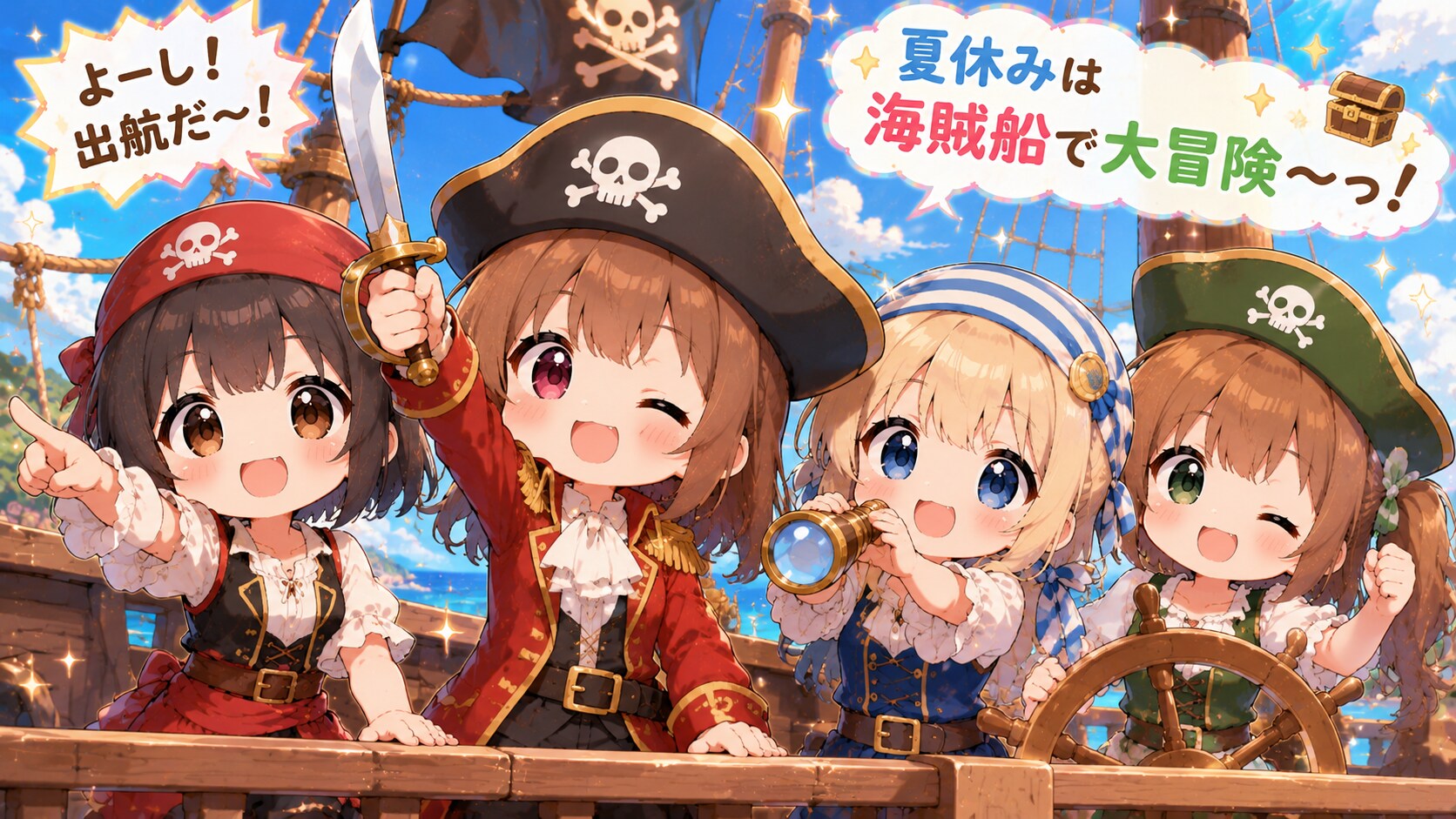 【侵略！おっパイレーツ３】 | の人気AIイラスト・グラビア