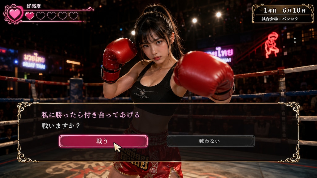 私と勝負する？