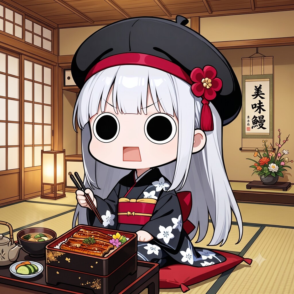 夏の土用の丑の日に鰻重を頂くえらいこっちゃ嬢