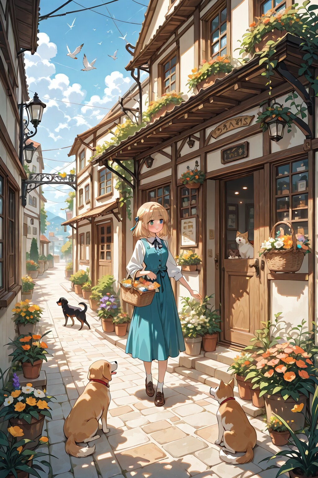 街の動物たち