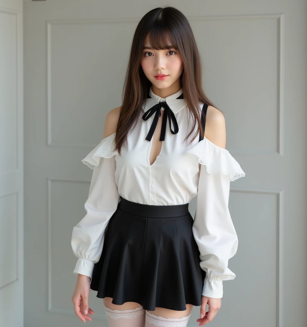 白いブラウス(キス動画付き)