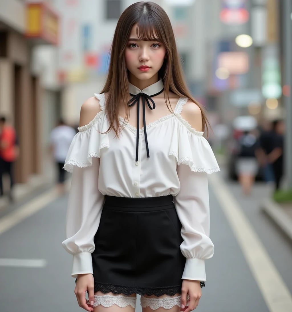 白いブラウス(キス動画付き)