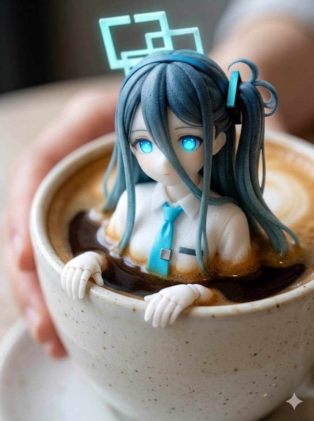 ブルーアーカイブ 天童アリス　3Dラテアートフィギュア