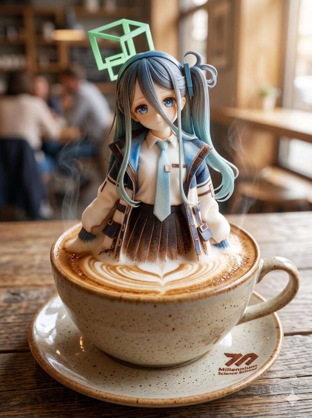 ブルーアーカイブ 天童アリス　3Dラテアートフィギュア