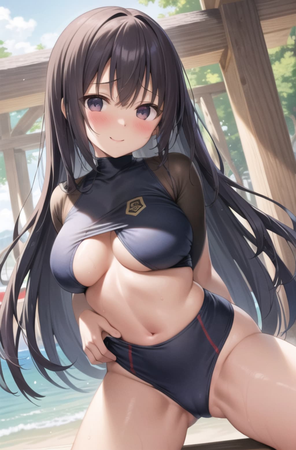 【事前】劇的水着ビフォーアフター
