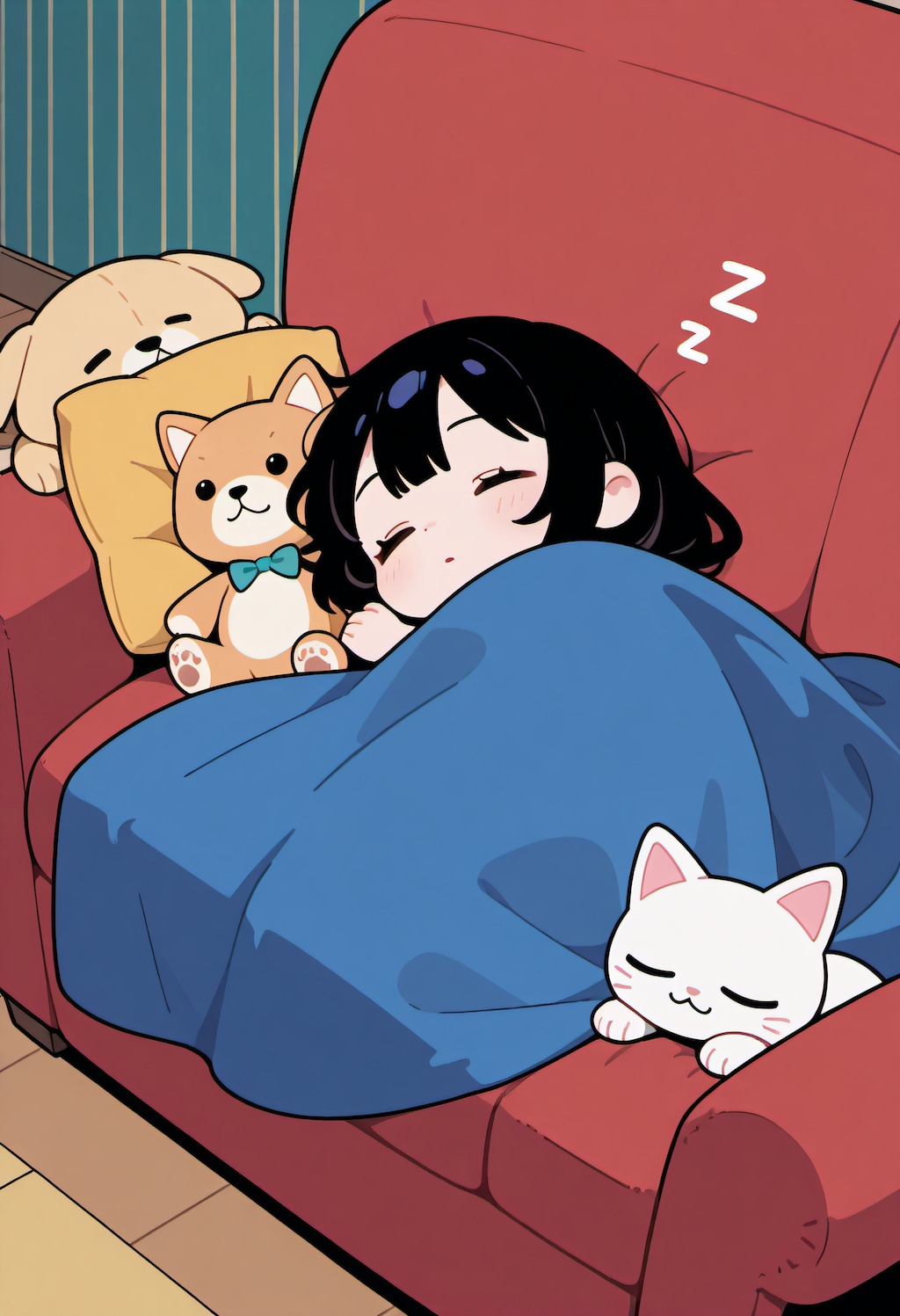 涼しい部屋で、ひとやすみ