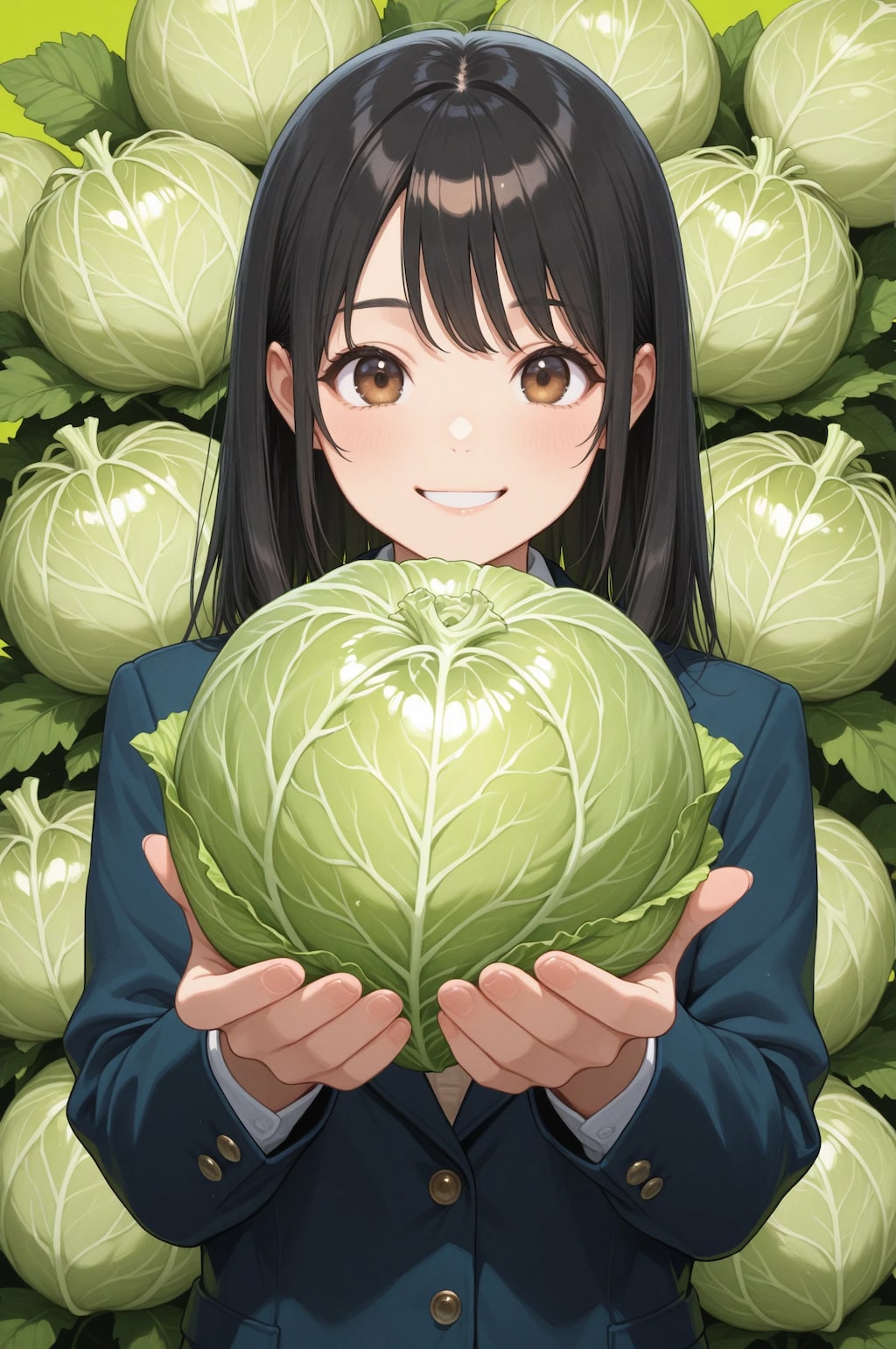 野菜を食べて健康になりましょう！